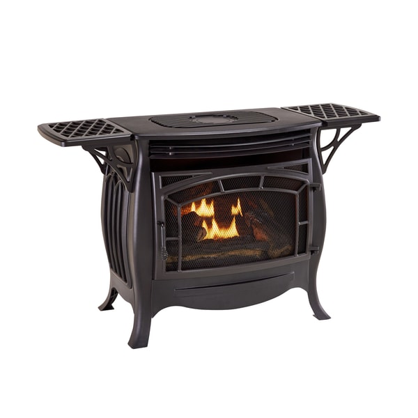 Duluth Forge Dual Fuel Ventless Gas Stove - 26,000 Btu, Remote Control Matte FDSR25 - main
